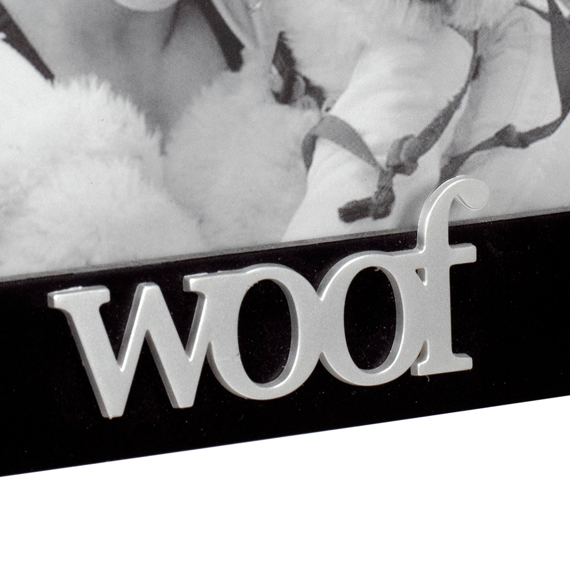 Malden International Designs Woof Expressions Black 4" x 6" Frame